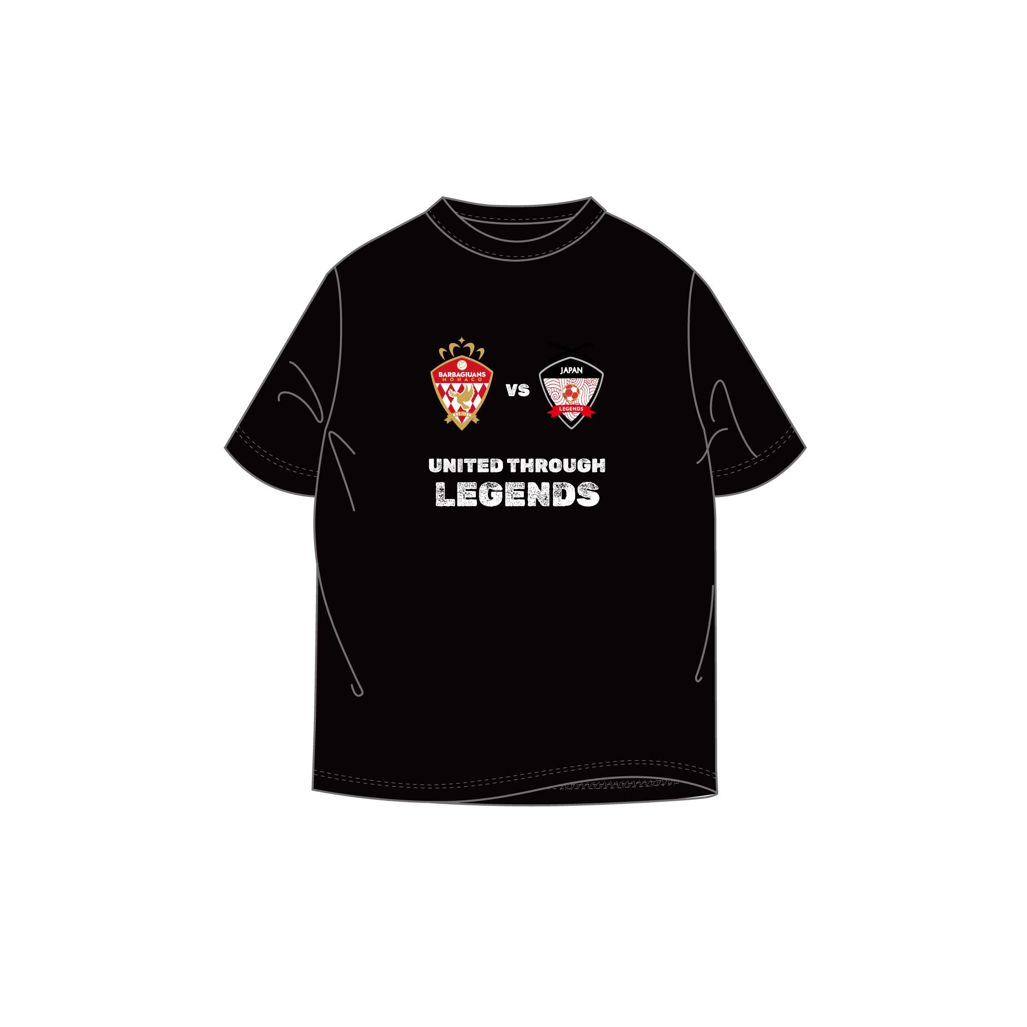 予約販売 半袖Tシャツ ブラック – UNITED THROUGH LEGENDS SHOP